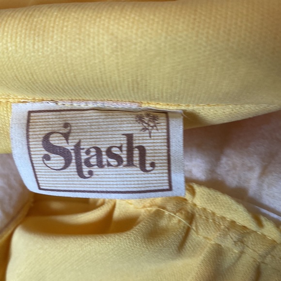 Vintage 1990s Yellow Long-Sleeved Dress - Picture 6 of 6